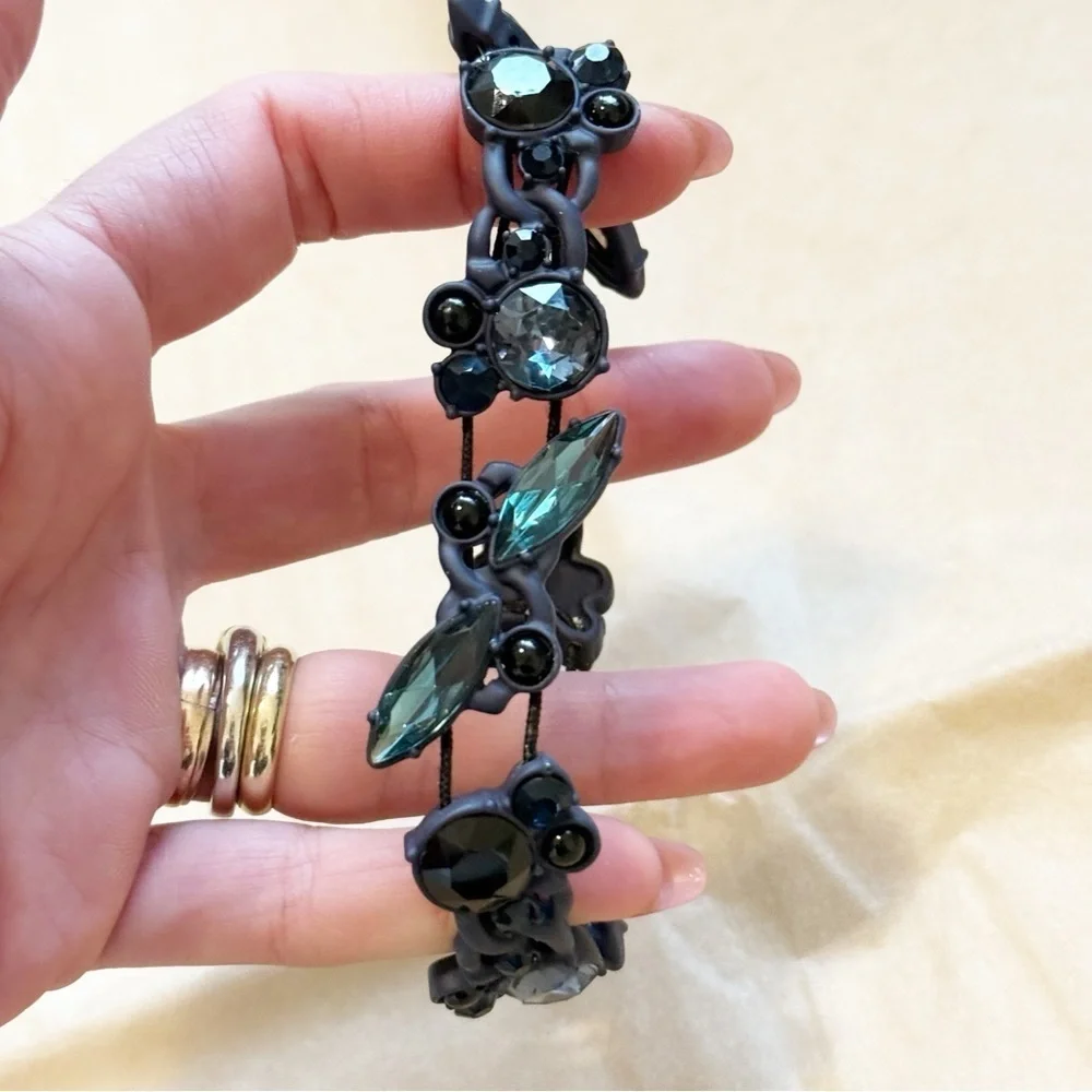 lia sophia Green Blue Elastic Bracelet